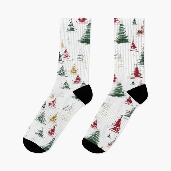 Item preview, Modern Minimalist Christmas Tree Pattern designed and sold by Boddicca.