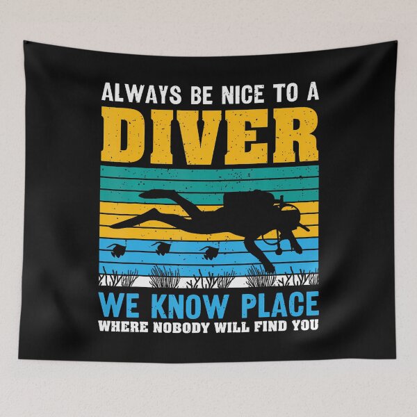 Item preview, Divers Scuba Diving Mask Snorkel Fins For Men And Women Tee designed and sold by RubySandy.