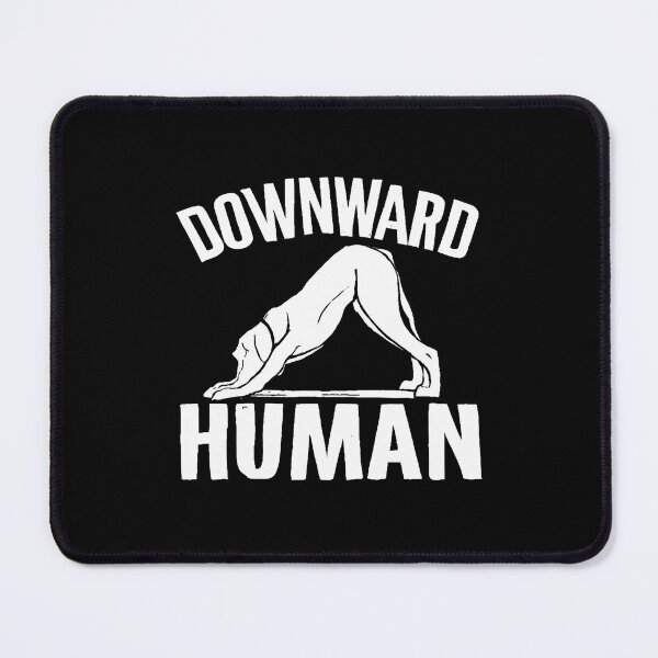 Item preview, Downward Human Yoga Pose Dog Lover Mediation Small Black designed and sold by DominiqueAngela.