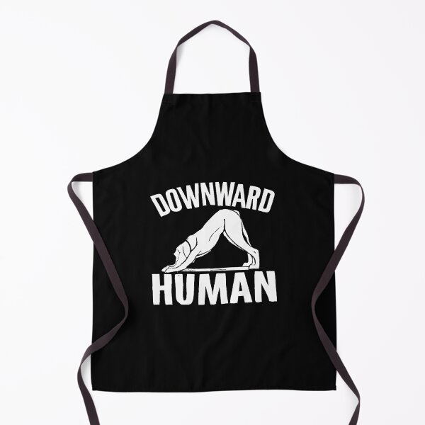 Item preview, Downward Human Yoga Pose Dog Lover Mediation Small Black designed and sold by DominiqueAngela.