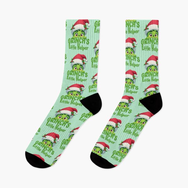 Item preview, Grinch’s Little Helper – Cute Christmas Kid designed and sold by Vicky021.