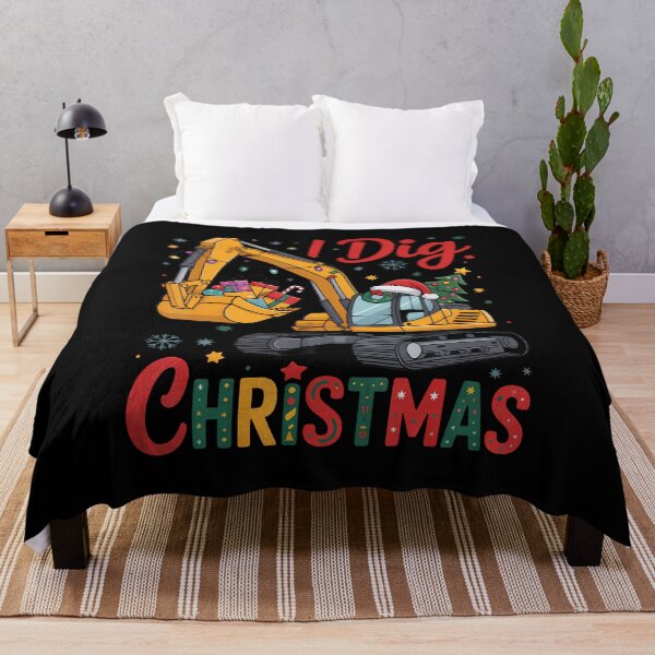 Item preview, Funny Dig Christmas Excavator Holiday Design For Kids designed and sold by LavetaCatherine.