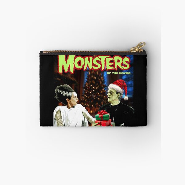 Item preview, Merry Monsters of the Movies Franky and Bride Secret Santa designed and sold by 90snerd.