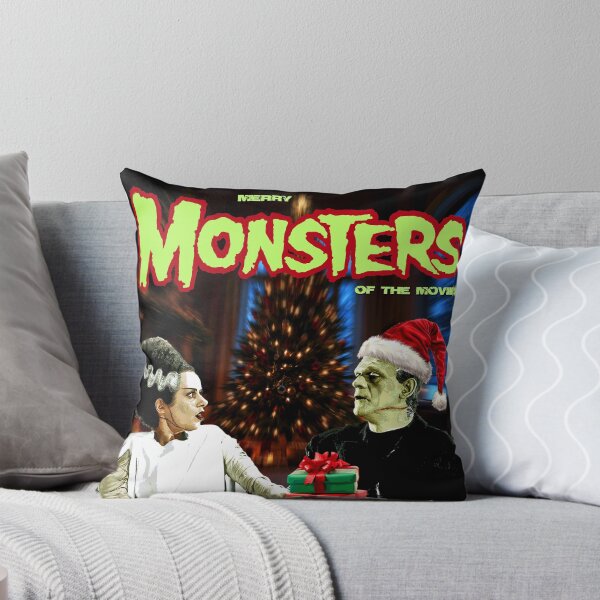 Item preview, Merry Monsters of the Movies Franky and Bride Secret Santa designed and sold by 90snerd.