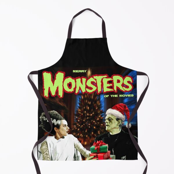 Item preview, Merry Monsters of the Movies Franky and Bride Secret Santa designed and sold by 90snerd.