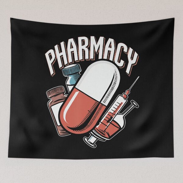 Item preview, Pharmacy Retro Boho Patchwork Letters designed and sold by RubySandy.