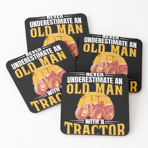 Item preview, Never Underestimate An Old Man With A Tractor Funny Farmer designed and sold by MindyMarianela.