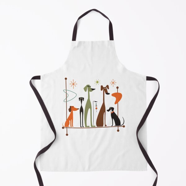 Item preview, Retro Mid-Century Modern Dogs 50s 60s Style designed and sold by johnfitz-tee.