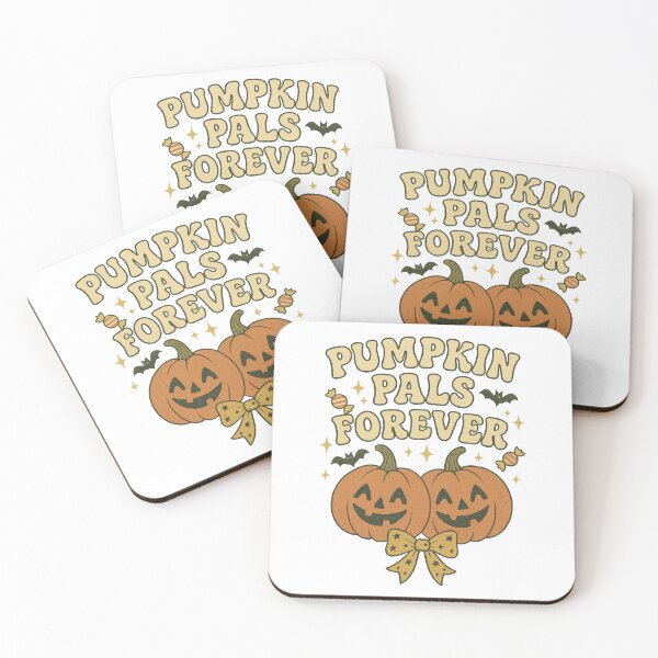 Item preview, Pumpkin Pals Forever | Cute Halloween Friendship Jack-o'-Lantern Design designed and sold by inkoutninja.