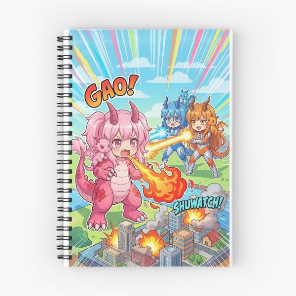Item preview, Kaiju Dragon Maid vs Ultraman Sisters designed and sold by DomeGeekArt.