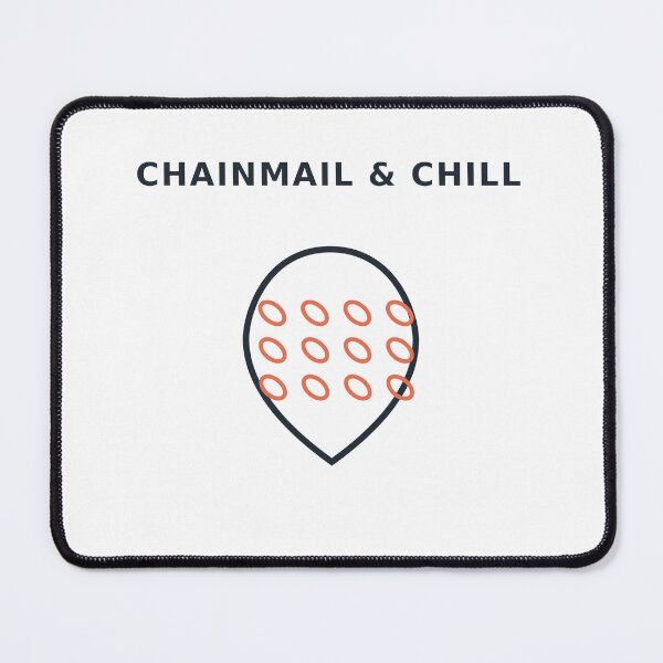 Item preview, Chainmail & Chill – Fantasy Craft Shirt designed and sold by CQ-Art.