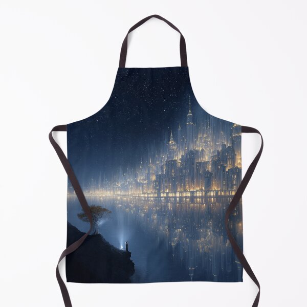 Item preview, City of Lights Beneath the Stars designed and sold by ArgentoArt.