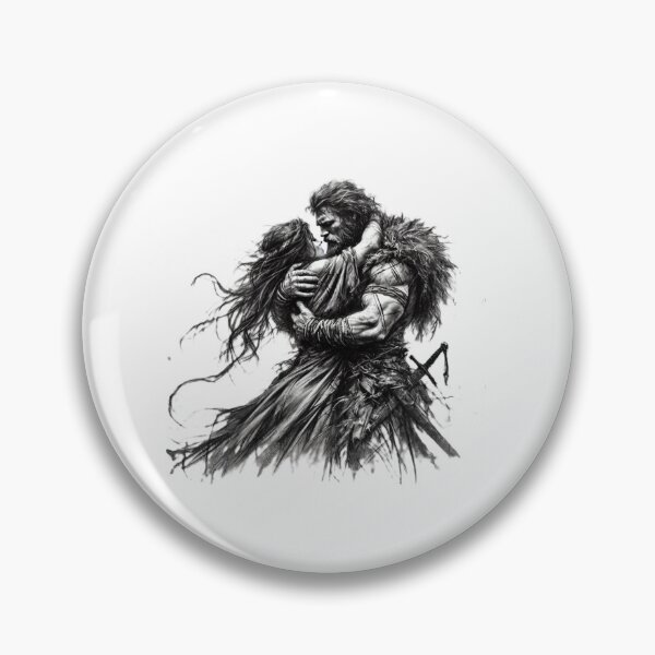 Item preview, Celtic Embrace – Warrior and His Beloved designed and sold by CelticSoulShop.