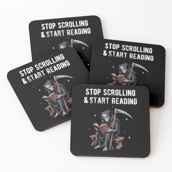 Item preview, Stop Scrolling And Start Reading designed and sold by MonicaSophie.