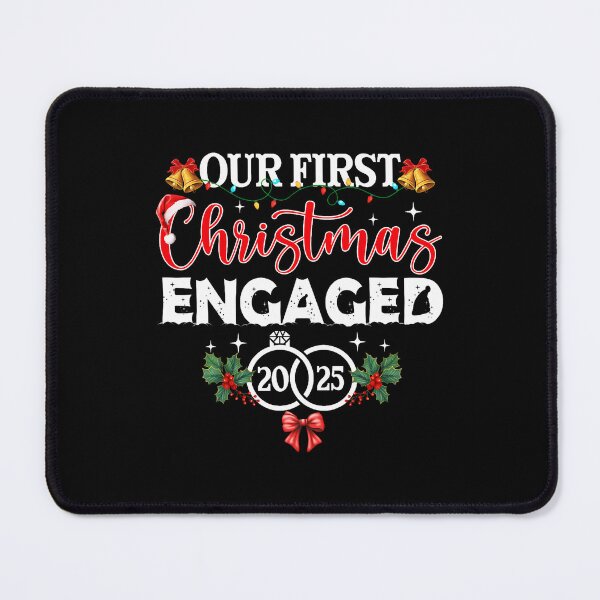 Item preview, Our First Christmas Engaged 2025 	s Couples Xmas designed and sold by JaneJanie.