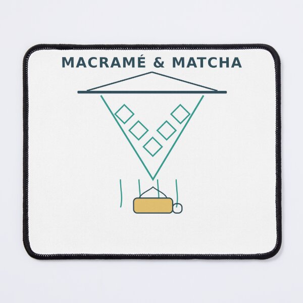 Item preview, Macramé & Matcha – Boho Maker Tee designed and sold by CQ-Art.