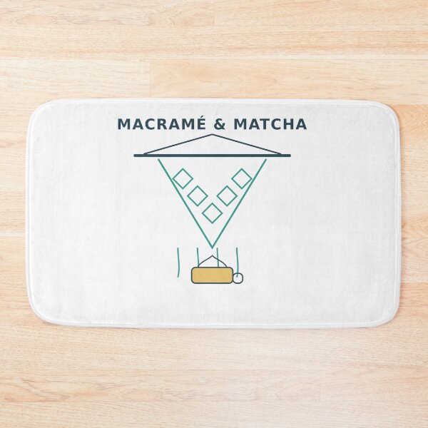 Item preview, Macramé & Matcha – Boho Maker Tee designed and sold by CQ-Art.