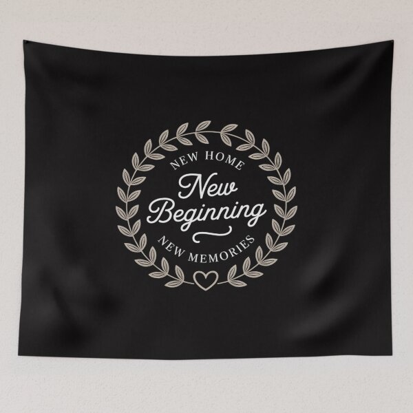 Item preview, New Home New Beginning New Memories - New Homeowner designed and sold by GalaFunny.