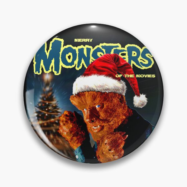 Item preview, Merry Monsters of the Movies Santa Wolfy designed and sold by 90snerd.