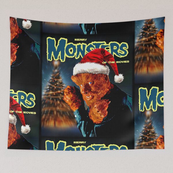 Item preview, Merry Monsters of the Movies Santa Wolfy designed and sold by 90snerd.