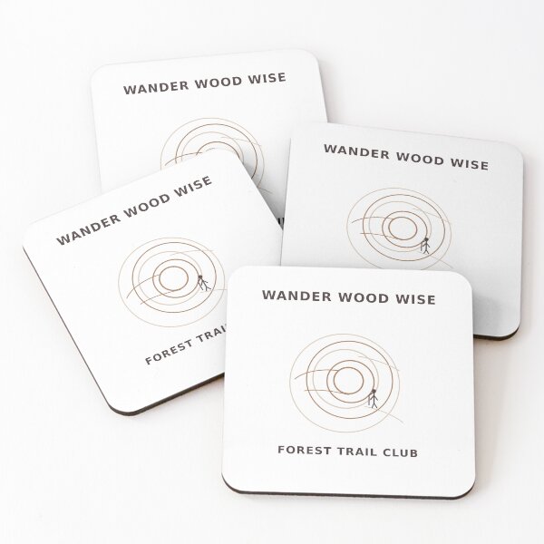 Item preview, Wander Wood Wise – Minimal Hiking Shirt designed and sold by CQ-Art.
