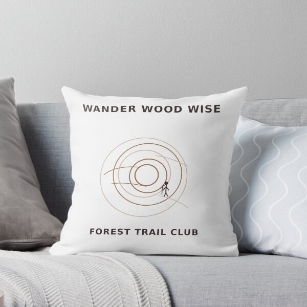 Item preview, Wander Wood Wise – Minimal Hiking Shirt designed and sold by CQ-Art.
