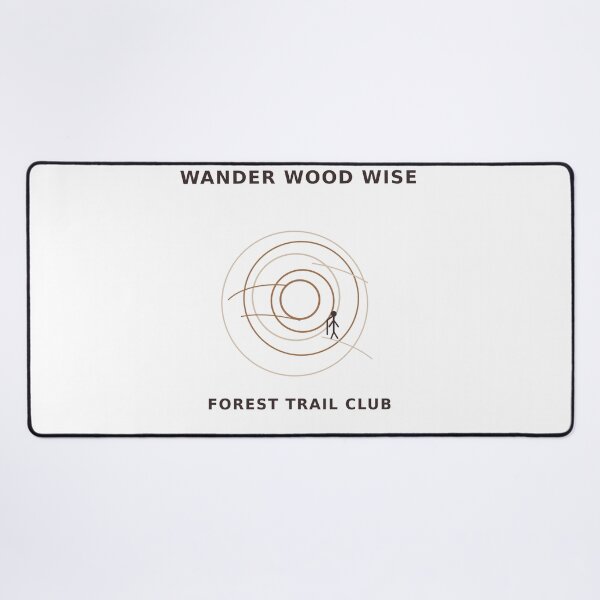 Item preview, Wander Wood Wise – Minimal Hiking Shirt designed and sold by CQ-Art.