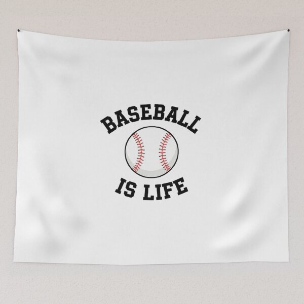Item preview, Baseball Is Life WB designed and sold by TiffanyTTees.