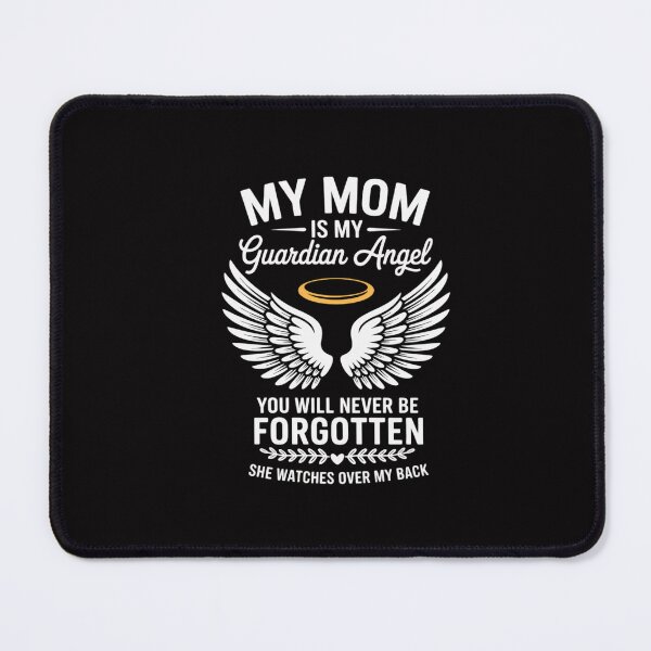 Item preview, My Mom is My Guardian Angel In Heaven Memorial Memory Miss designed and sold by GalaFunny.