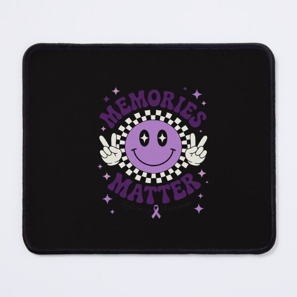 Item preview, Memories Matter Purple Ribbon Alzheimer's Awareness designed and sold by GalaFunny.