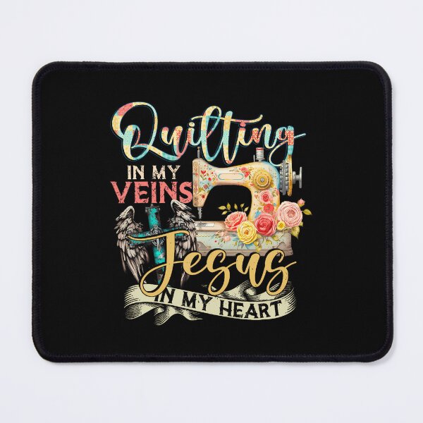 Item preview, Quilting In My Veins Jesus In My Heart Shirt Funny Quilters designed and sold by GraceShelley.