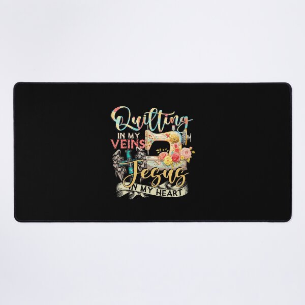 Item preview, Quilting In My Veins Jesus In My Heart Shirt Funny Quilters designed and sold by GraceShelley.