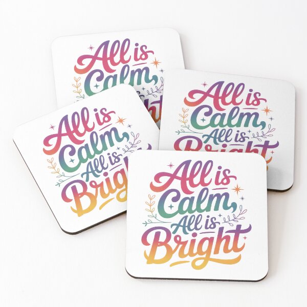 Item preview, All is calm, all is bright designed and sold by nimmitrends.