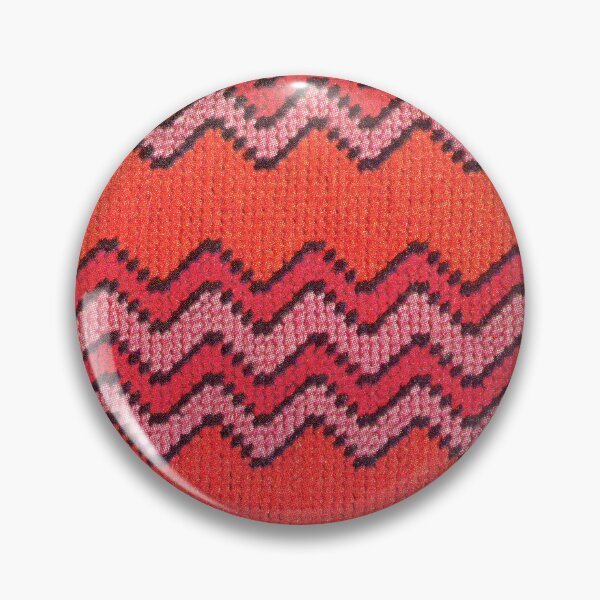 Item preview, Retro Needlepoint Pattern Red Pink Orange Crossstich designed and sold by The Sticker Bureau.