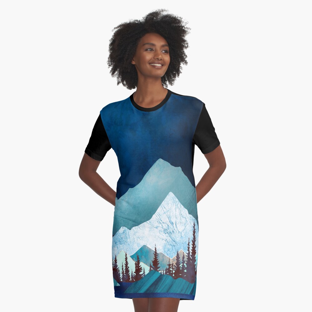 Item preview, Graphic T-Shirt Dress designed and sold by spacefrogdesign.