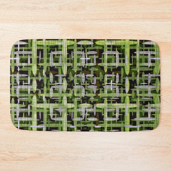 Item preview, Modern Green Tiki Weave Seamless Repeat designed and sold by Sharon Schwalbe.