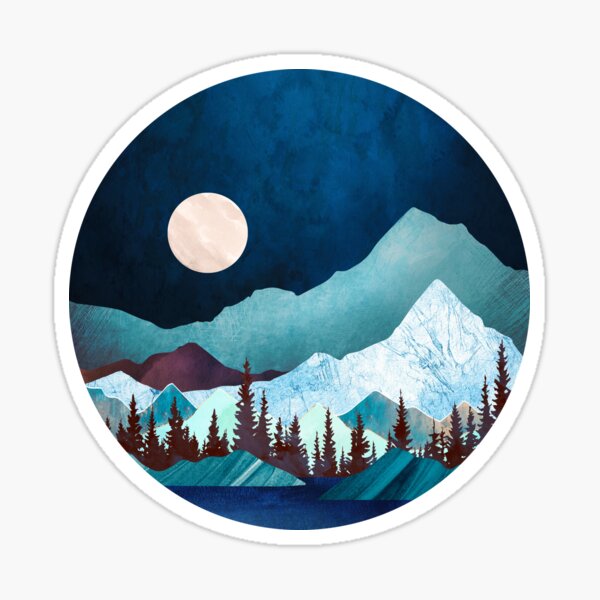 Moon Bay Sticker