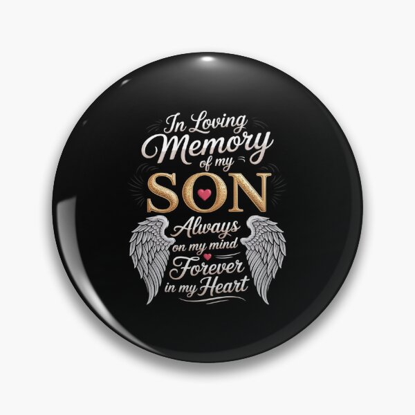 Item preview, In Loving Memory of My Son Memorial designed and sold by RustsyMin.