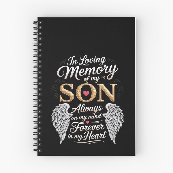 Item preview, In Loving Memory of My Son Memorial designed and sold by RustsyMin.