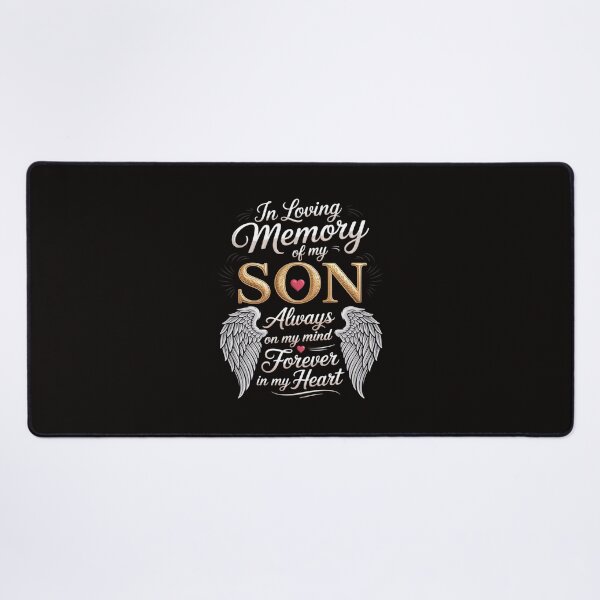 Item preview, In Loving Memory of My Son Memorial designed and sold by RustsyMin.