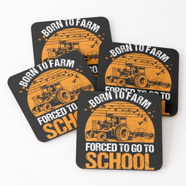 Item preview, Farmer Born To Farm Forced To Go To School Agriculturist designed and sold by JeneMindy.