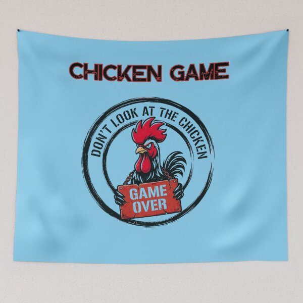 Item preview, Chicken Game Don't Look at The Chicken designed and sold by VoniBlue.