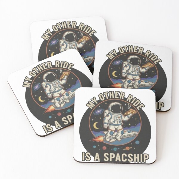 Item preview, Astronaut Goals ​Space Pizza Delivery. Spaceman's Commute. designed and sold by ZyVoAli.