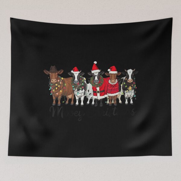 Item preview, Funny Mooey Christmas Cow Lights Farm Animal Xmas Holiday designed and sold by MelanieMiram1.