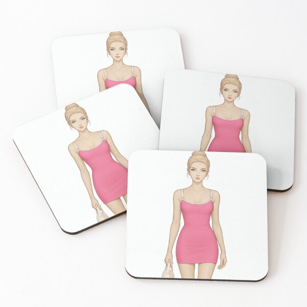 Item preview, Digital Muse in Pink – Minimalist Character Art Series designed and sold by Sim shin.