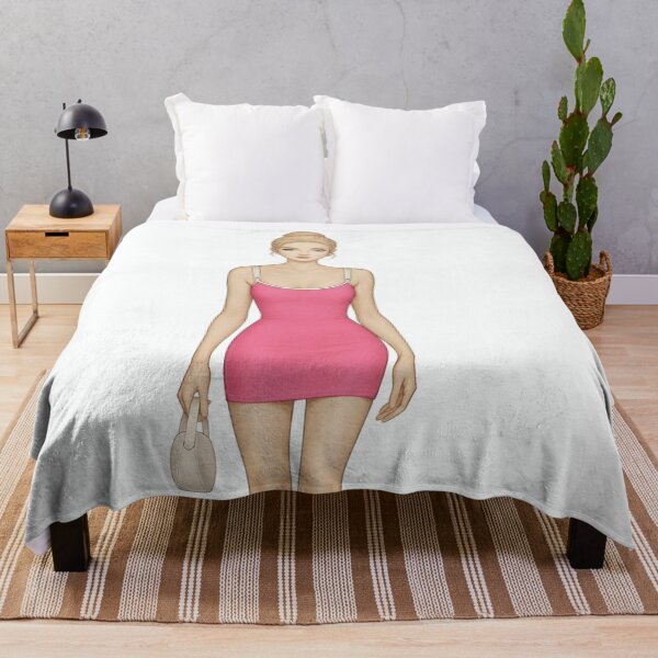 Item preview, Digital Muse in Pink – Minimalist Character Art Series designed and sold by Sim shin.