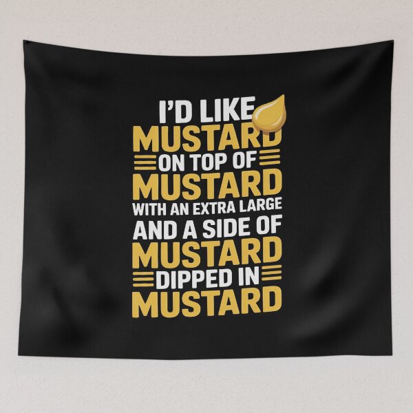 Item preview, I Love Mustard Men Women Extra Mustard Lover Kids Teen designed and sold by RustsyMin.