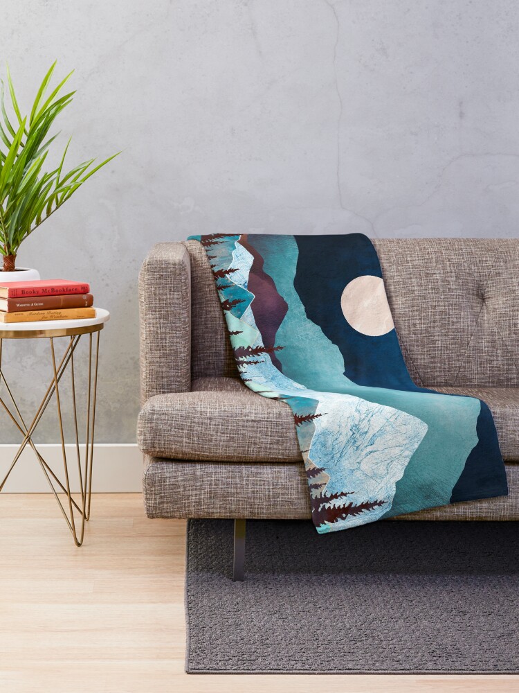 Alternate view of Moon Bay Throw Blanket