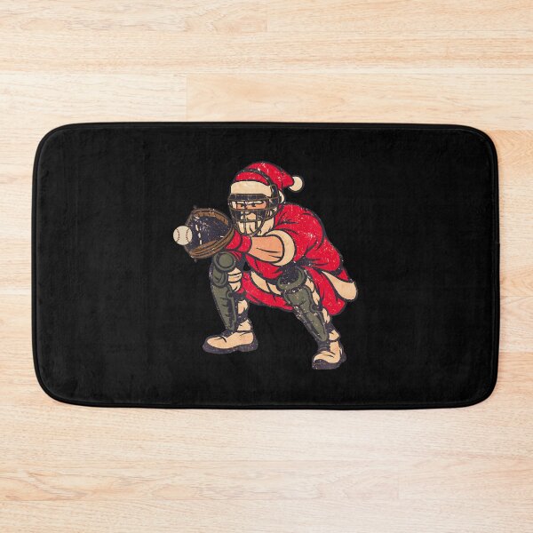 Item preview, Santa Claus Playing Baseball Xmas Holiday Funny Christmas designed and sold by PatriciaKelsey.