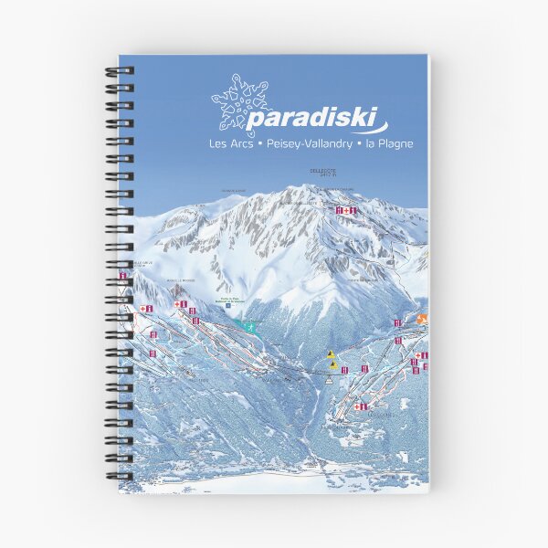 Item preview, Paradiski Ski Map (2014) designed and sold by fungus50.